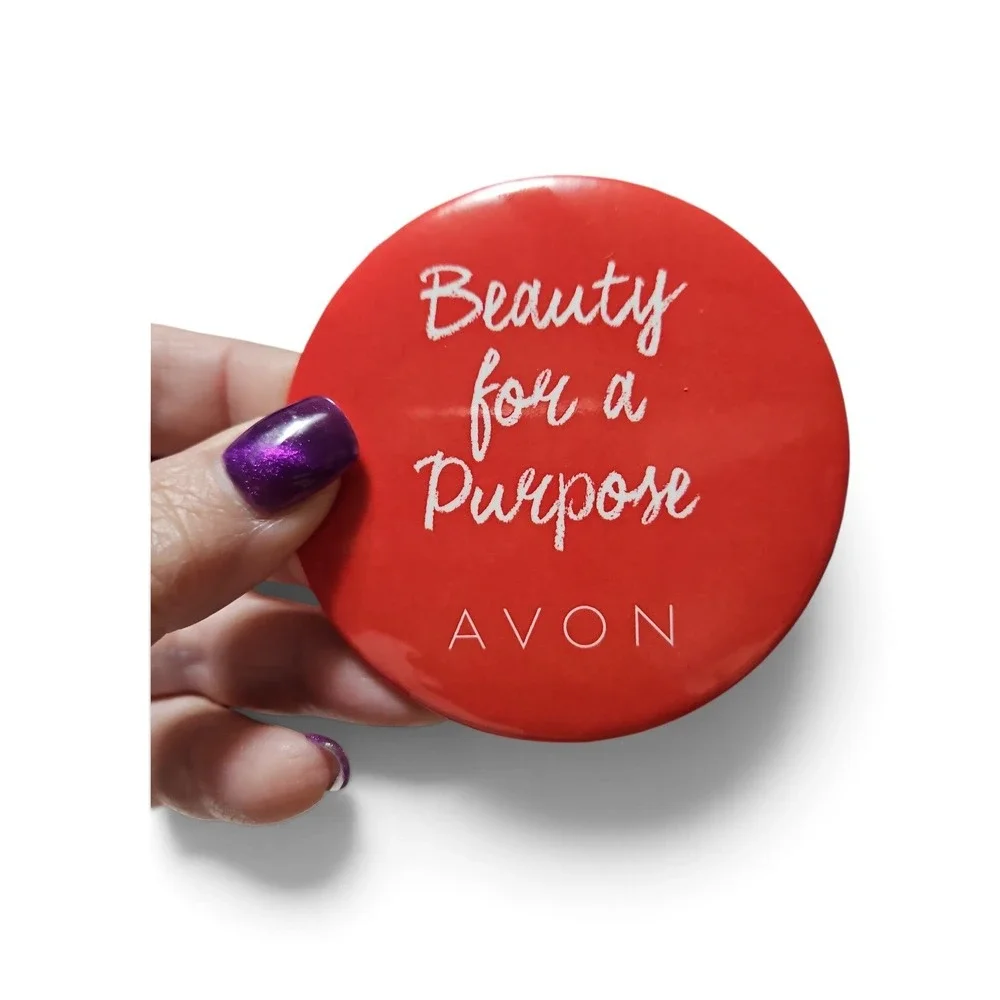 Avon Mark Tote Bag, Water Bottle and Beauty for a Purpose Pin Bundle